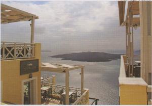 a cafe in city of fira
