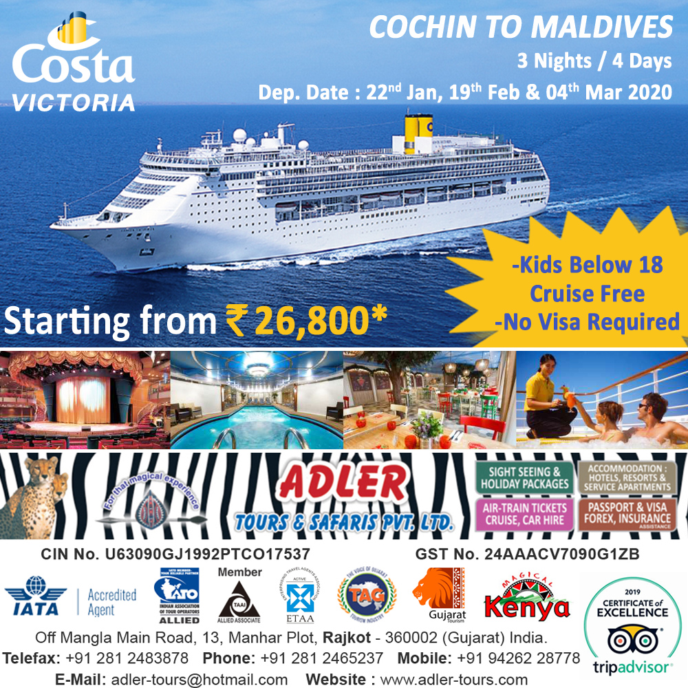 COSTA VICTORIA - Cochin to Maldives copy